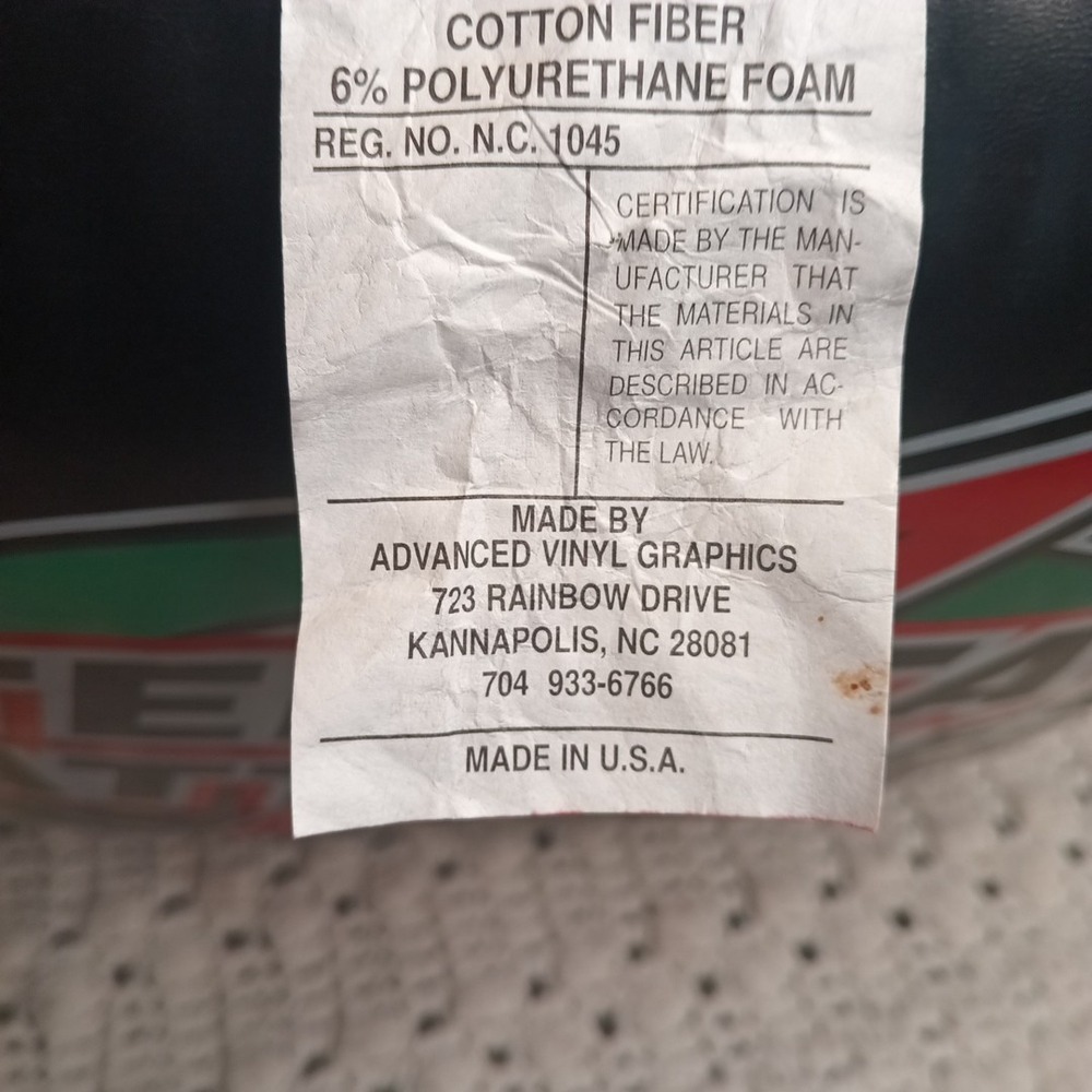 Vintage Y2K BOBBY LABONTE #18 Nascar 2000 Joe Gibbs Racing‎ Pillow Seat Sports - Picture 5 of 6